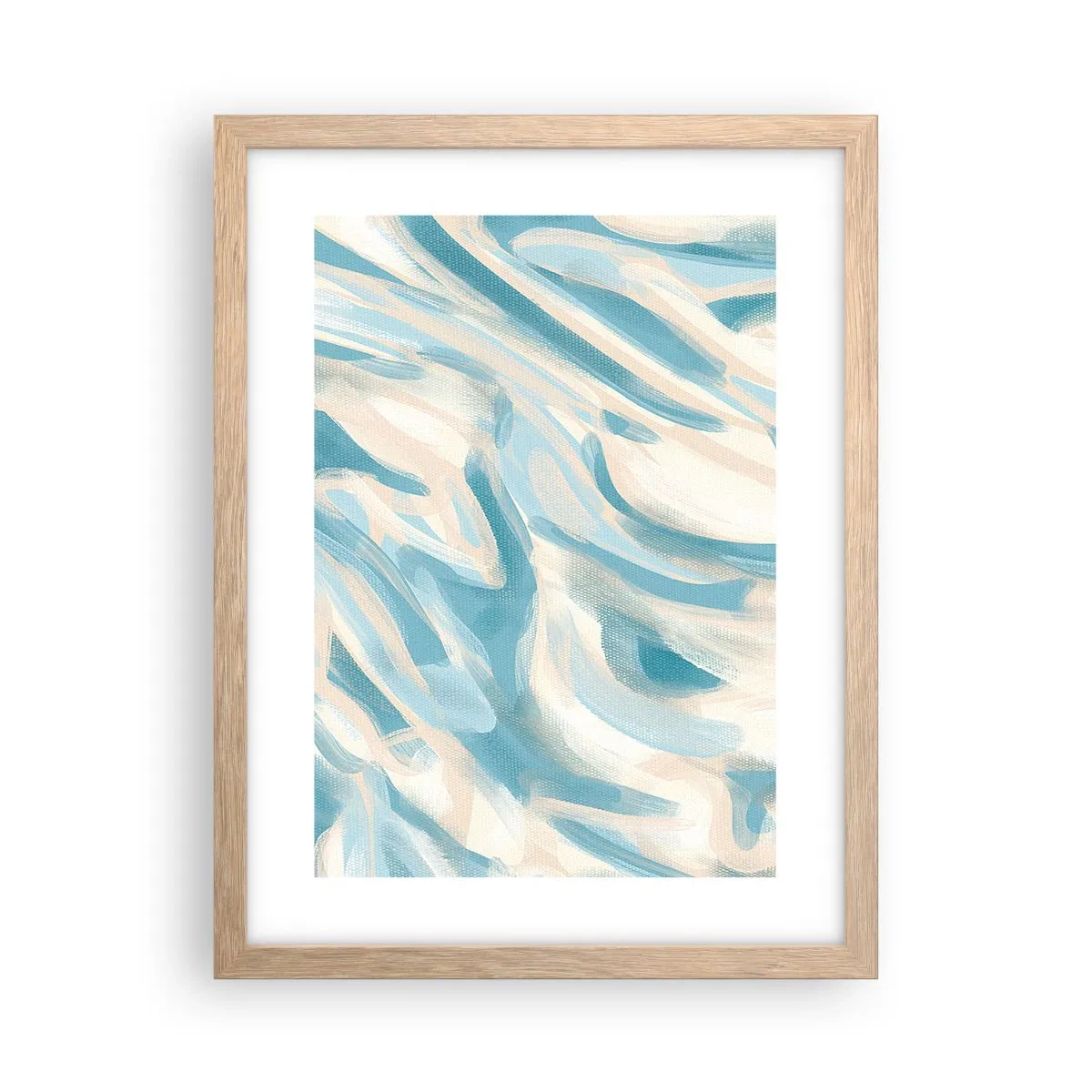 Poster în ramă de stejar deschis - Brize de primăvară - 30x40 cm