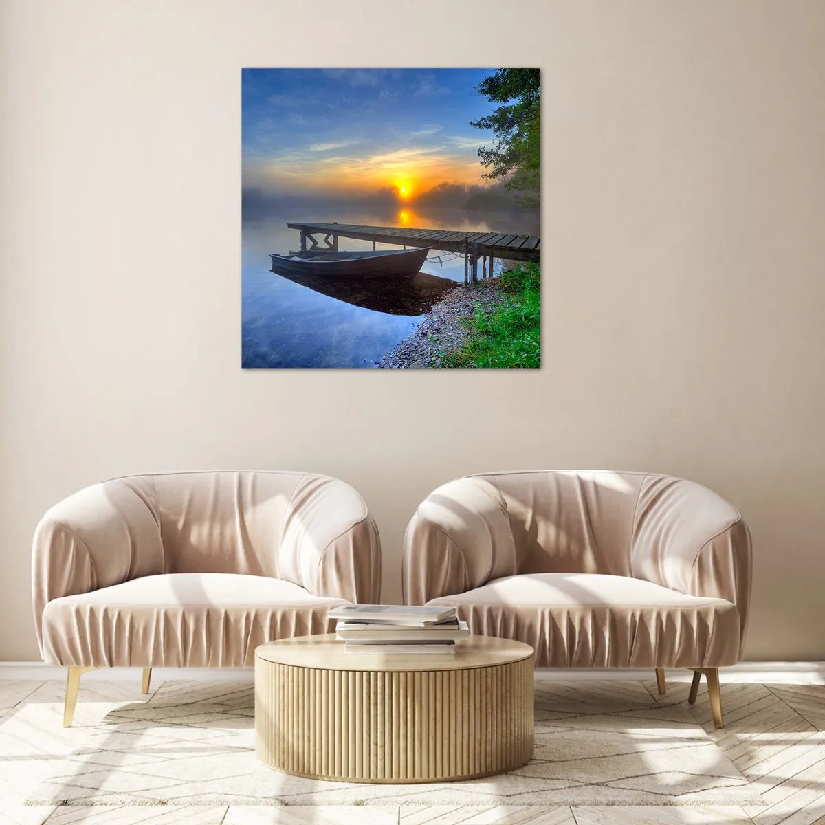 Tablou pe sticlă - Cum se transformă obișnuitul în magic - 50x50 cm