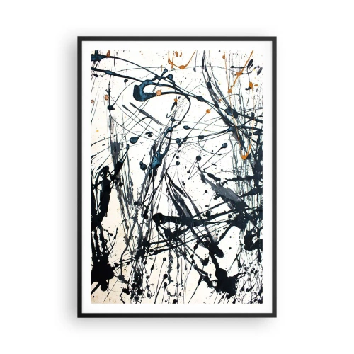 Poster în ramă neagră - Abstracție expresionistă - 70x100 cm