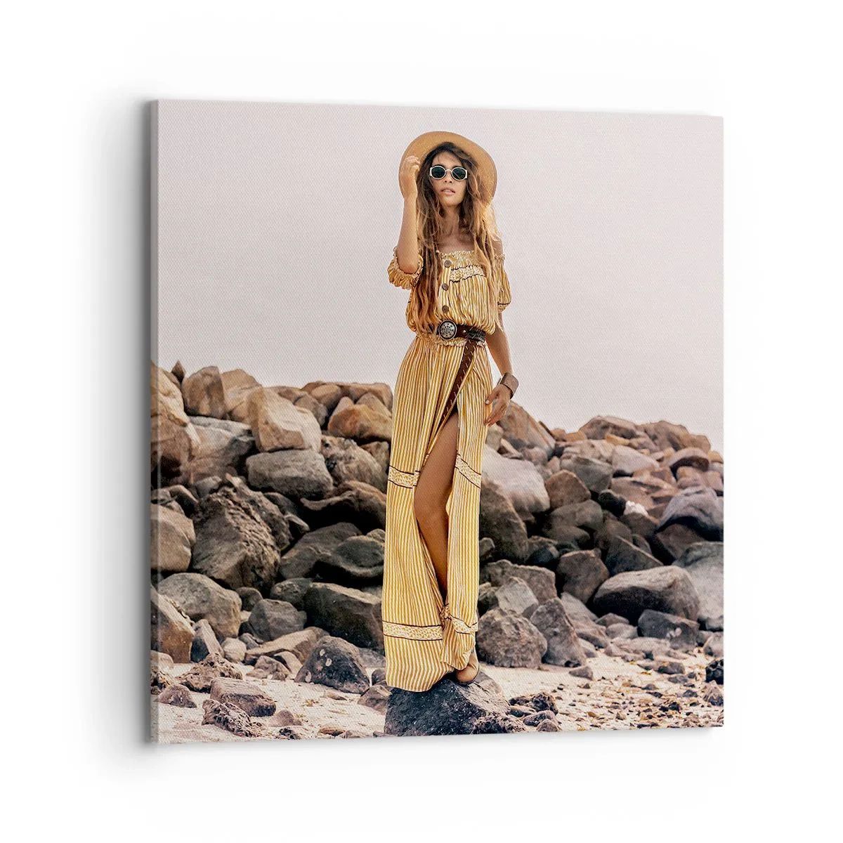 Tablou pe pânză - Magia pietrelor - 70x70 cm