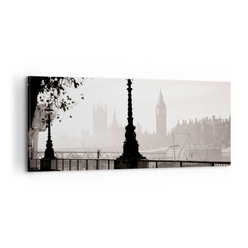 Tablou pe pânză - Londra de dimineața - 100x40 cm