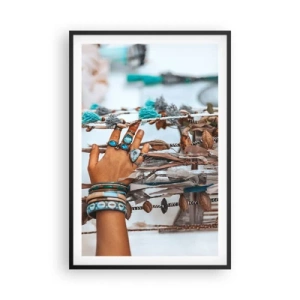Poster în ramă neagră - Comori locale - 61x91 cm