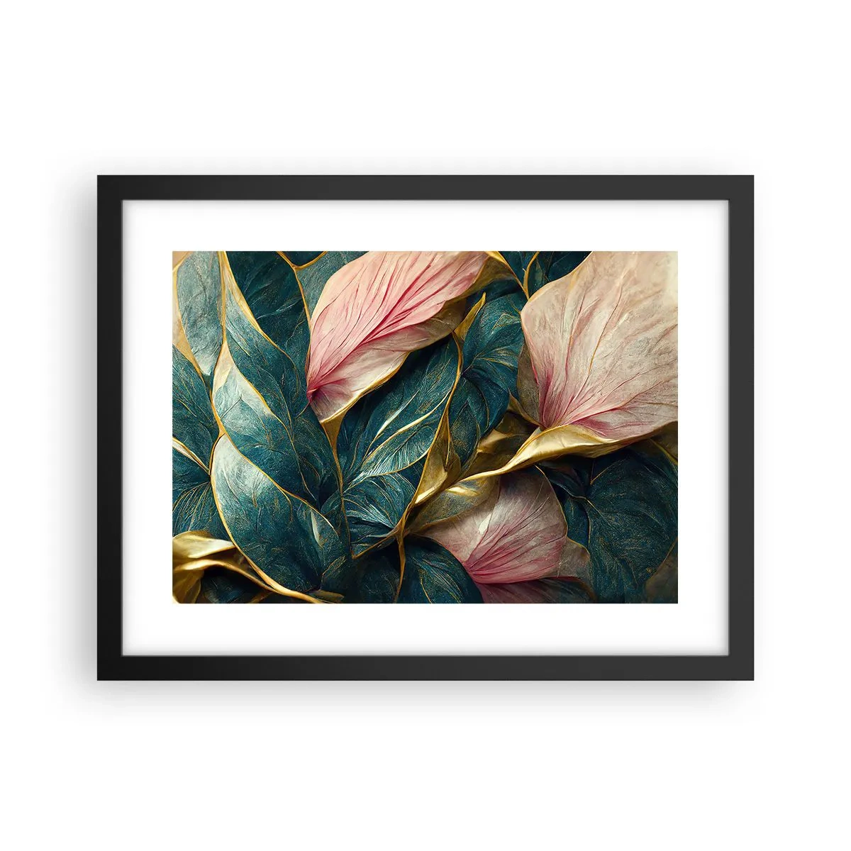 Poster în ramă neagră - Eleganța naturală și stil - 40x30 cm