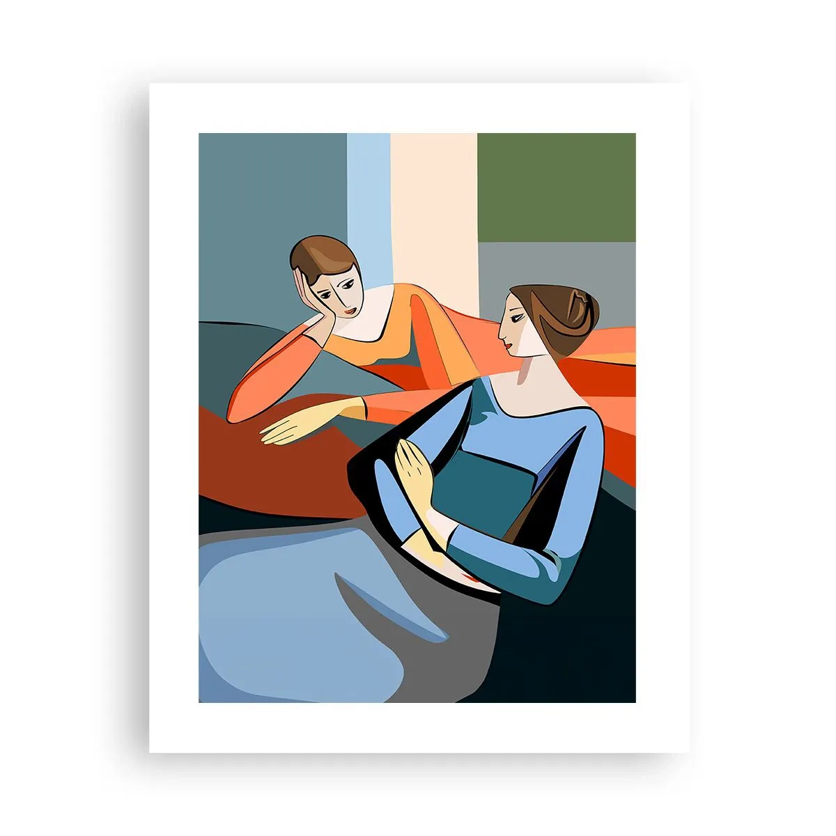 Poster - Un moment de confidențe - 40x50 cm