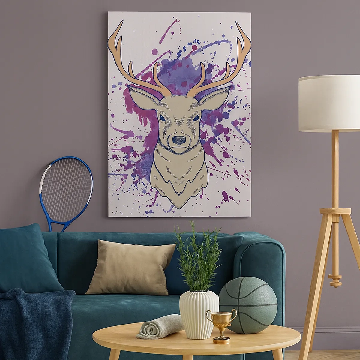 Tablou pe pânză - Curaj și echilibru - 50x70 cm