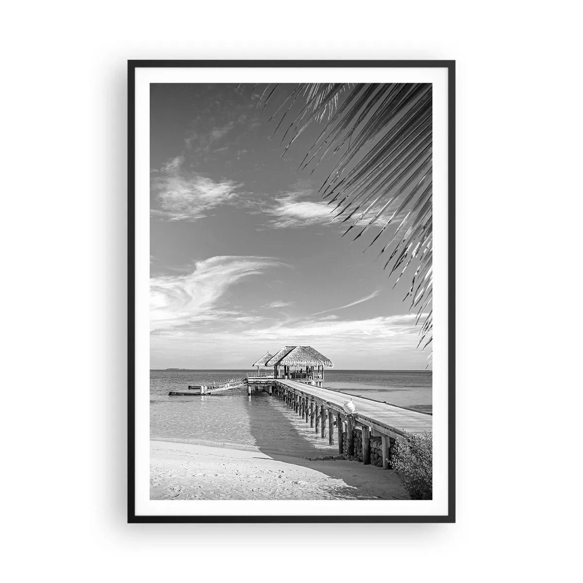 Poster în ramă neagră - O amintire sau un vis? - 70x100 cm