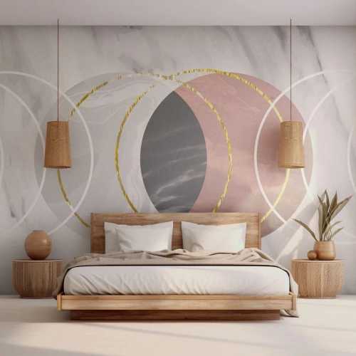 Tapet Premium Sand - Muzica sferelor - Abstracția, Bucată, Districte - 100x70 cm