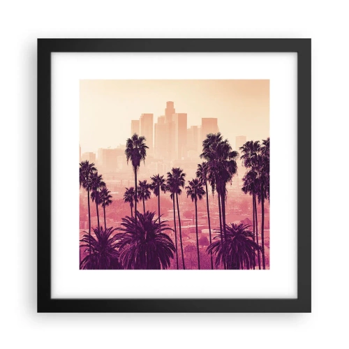 Poster în ramă neagră - Peisaj din California - 30x30 cm