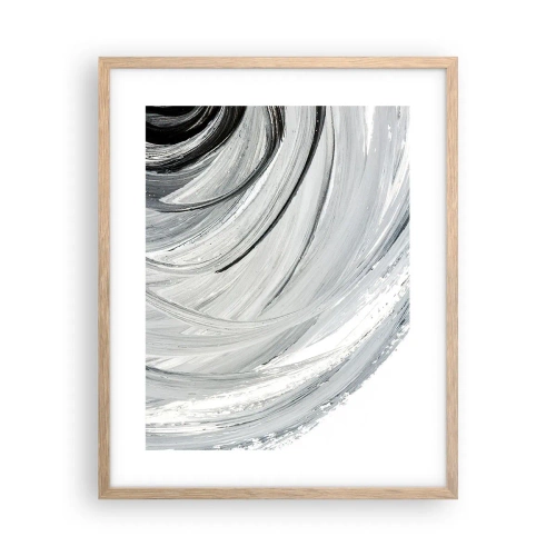 Poster în ramă de stejar deschis - Compoziție orbitală - 40x50 cm
