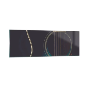 Tablou pe sticlă - O clipă înainte de a suna - 90x30 cm