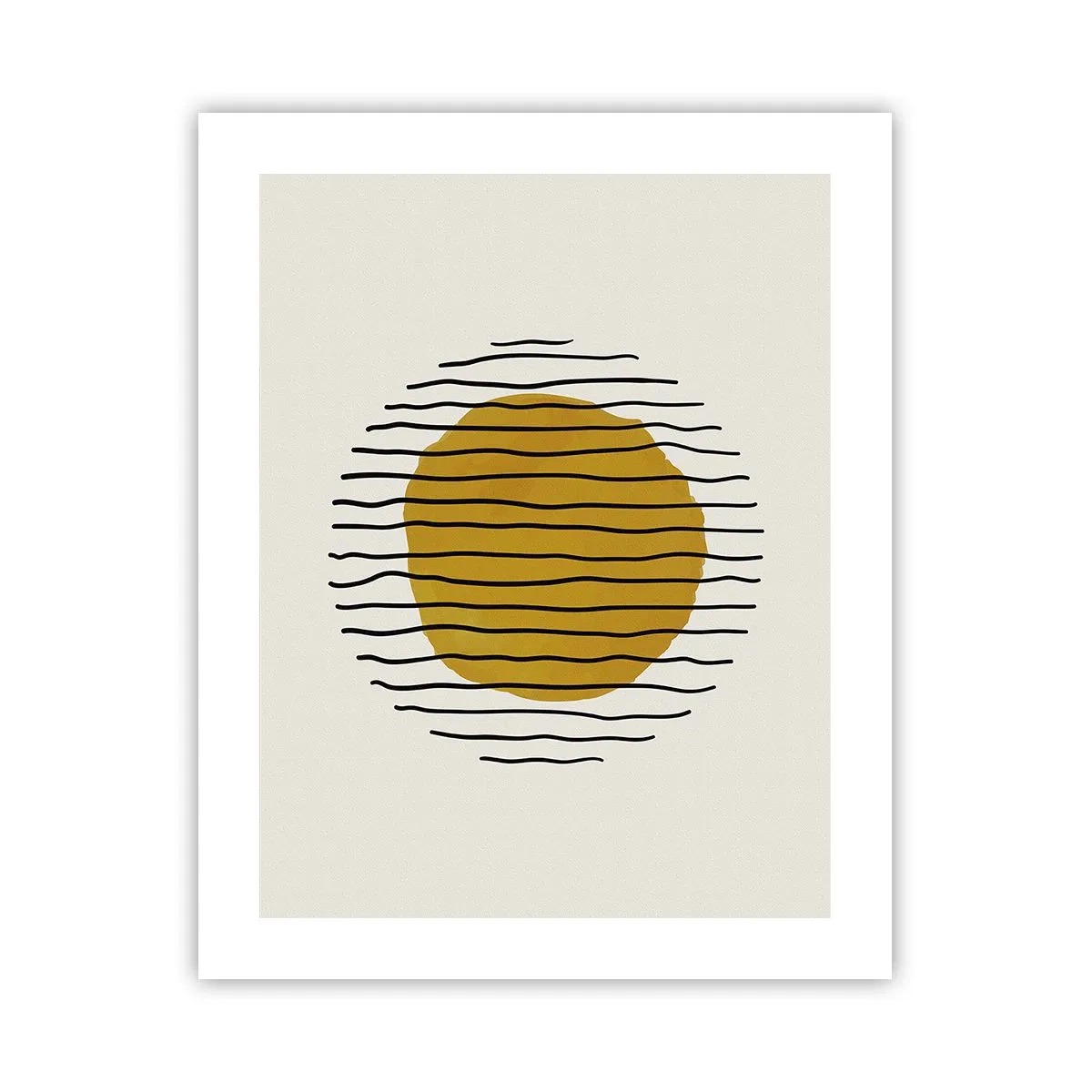 Poster - Abstracție tremurândă de căldură - 40x50 cm