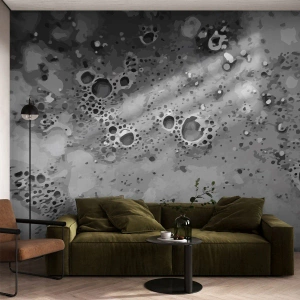 Tapet Standard Eco - Ca un peisaj lunar - Compoziţie, Bucată, Grafică - 350x256 cm