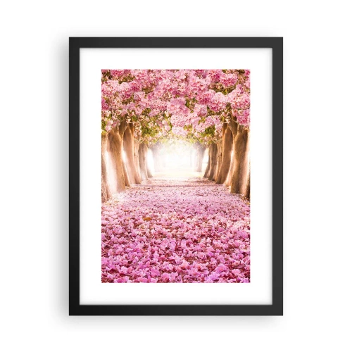 Poster în ramă neagră - Drumul spre paradis - 30x40 cm