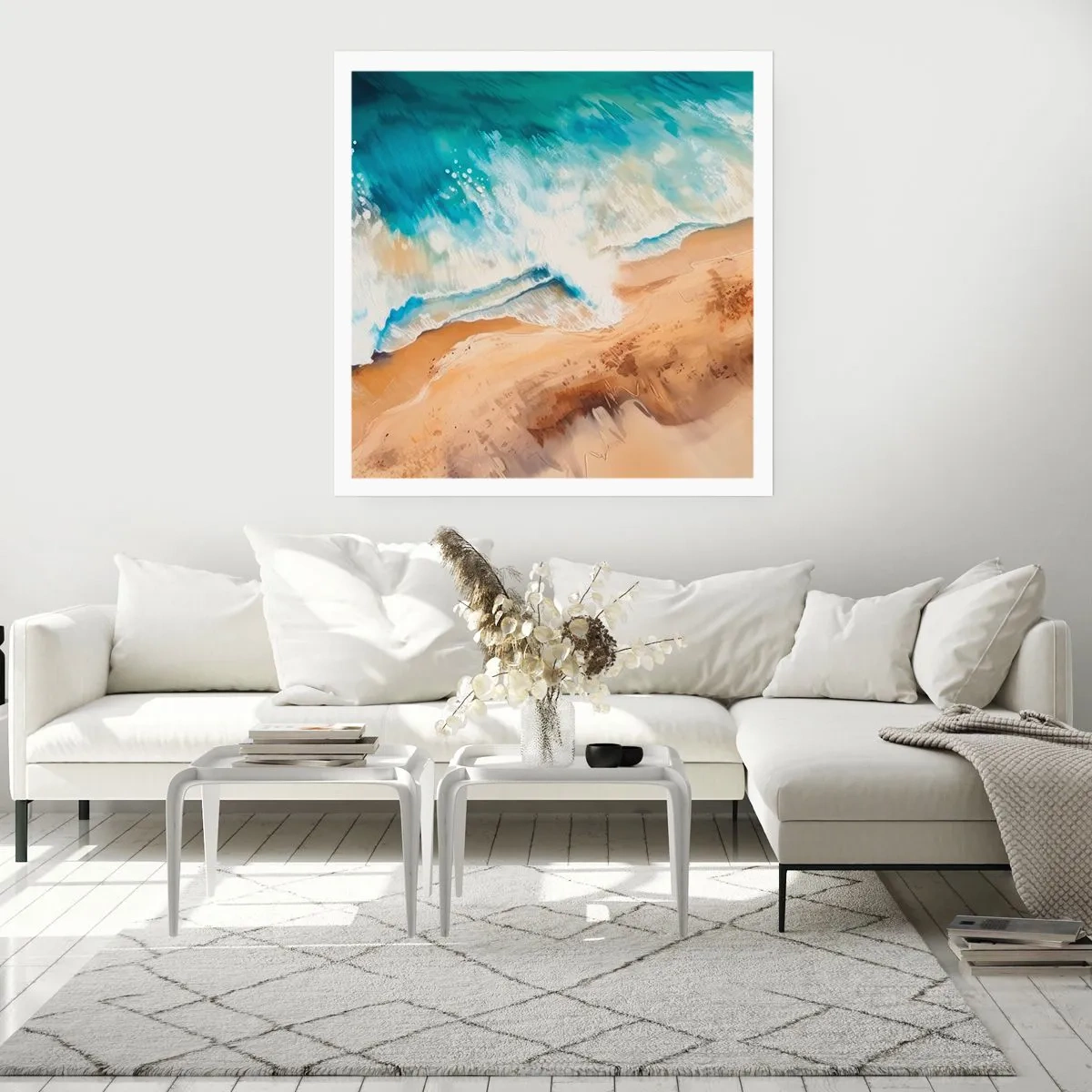 Poster - Unda de întoarcere - 60x60 cm