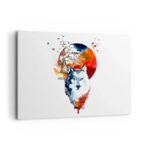 Tablou pe pânză - Bot în bot cu noaptea - 100x70 cm