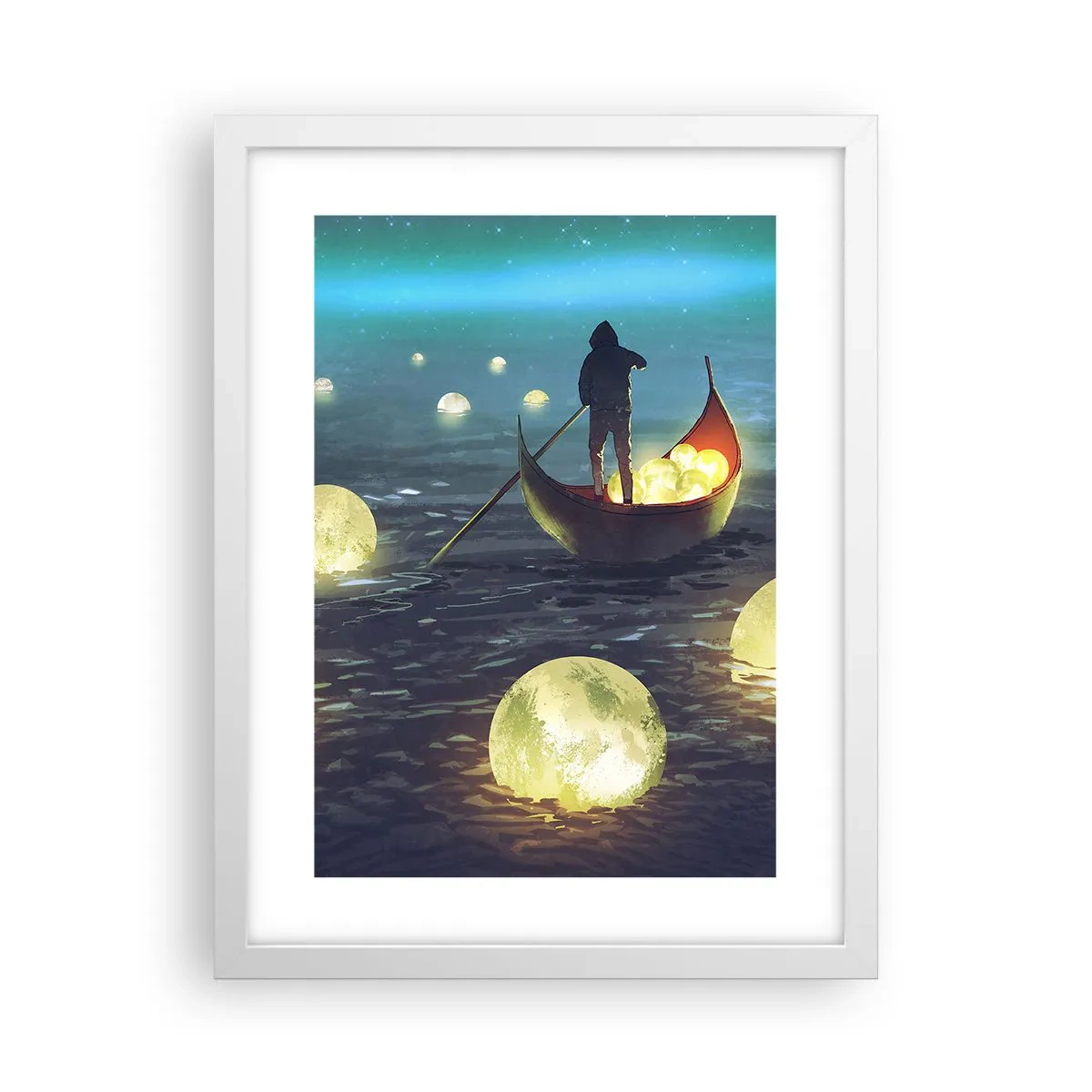 Poster în ramă albă - Lucruri la care filozofii nu au visat niciodată - 30x40 cm