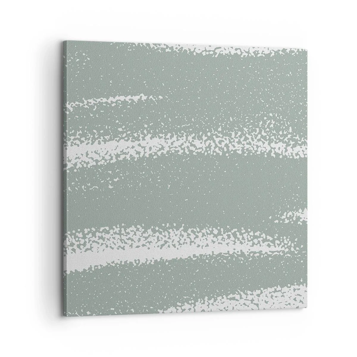 Tablou pe pânză - Abstracție în stil de iarnă - 60x60 cm