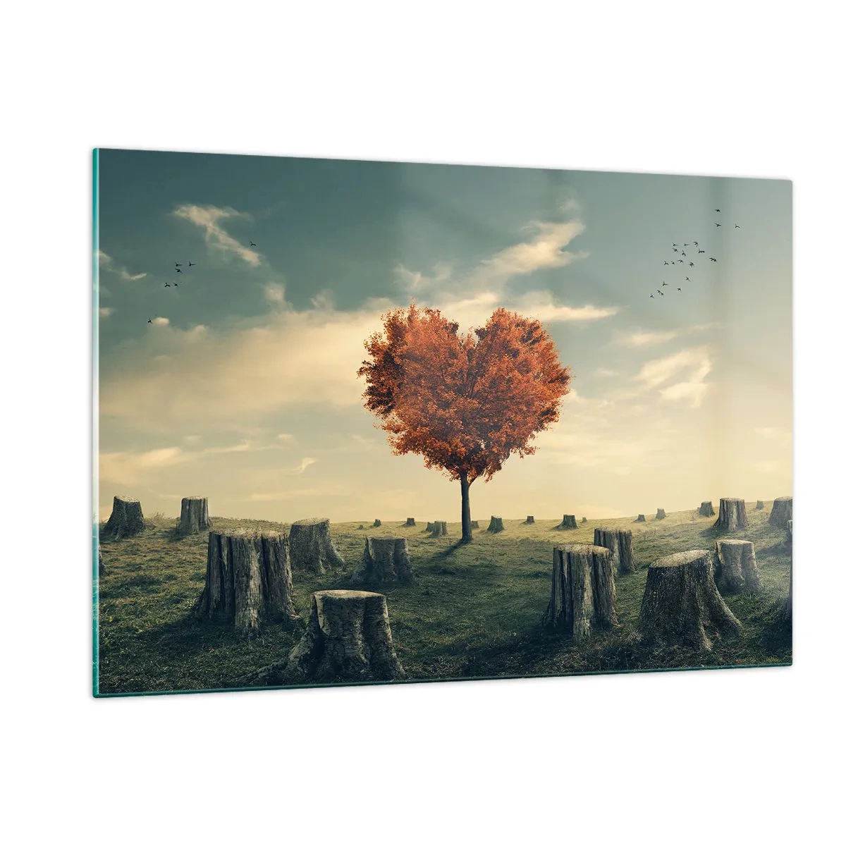 Tablou pe sticlă - Încă mai există speranță - 120x80 cm