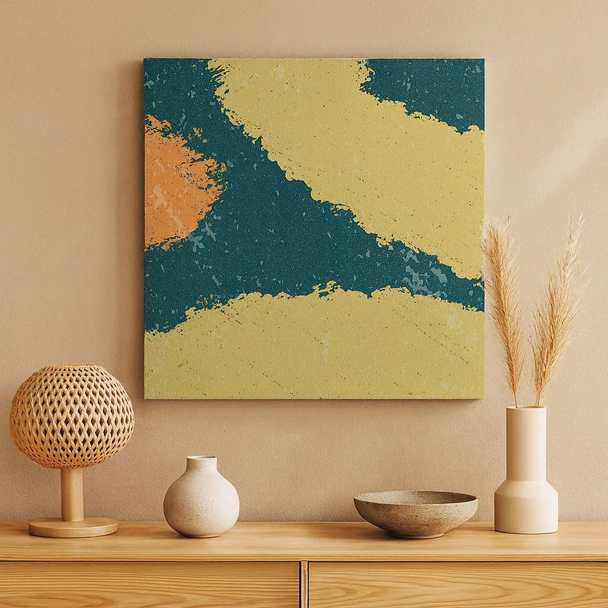 Tablou pe pânză - Abstracție - în slow motion - 30x30 cm