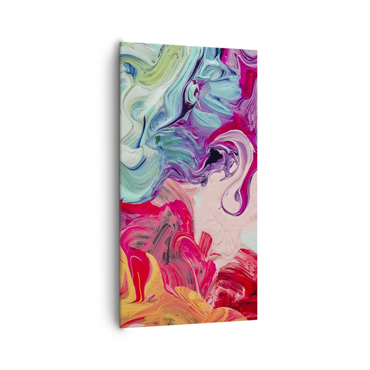 Tablou pe pânză - Nașterea culorii - 65x120 cm