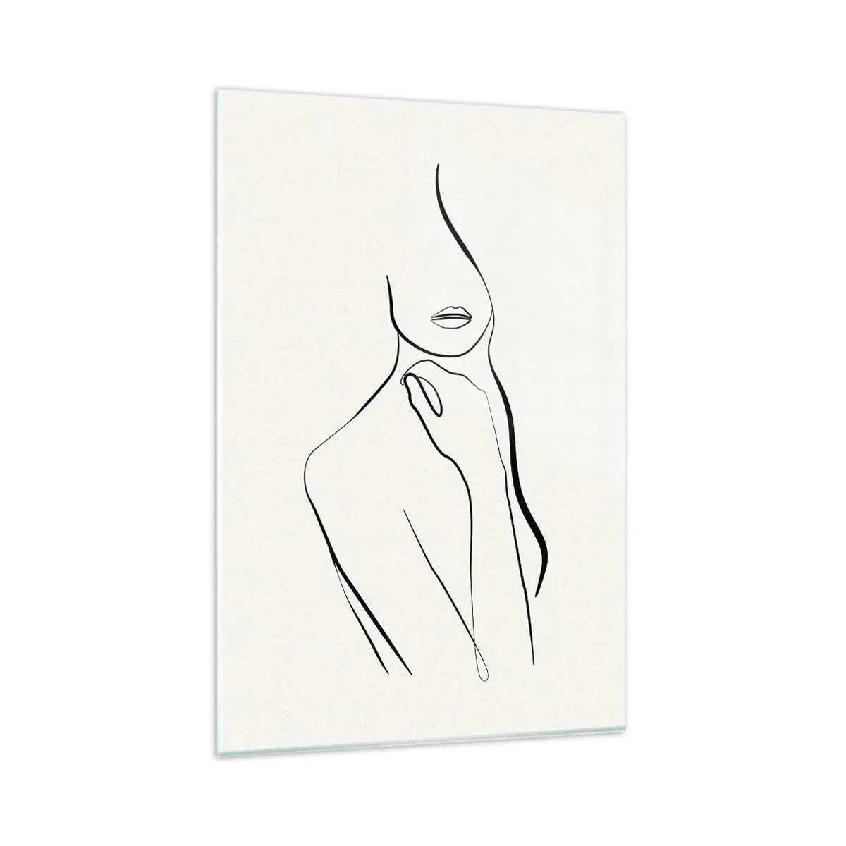 Tablou pe sticlă - Val de melancolie - 80x120 cm