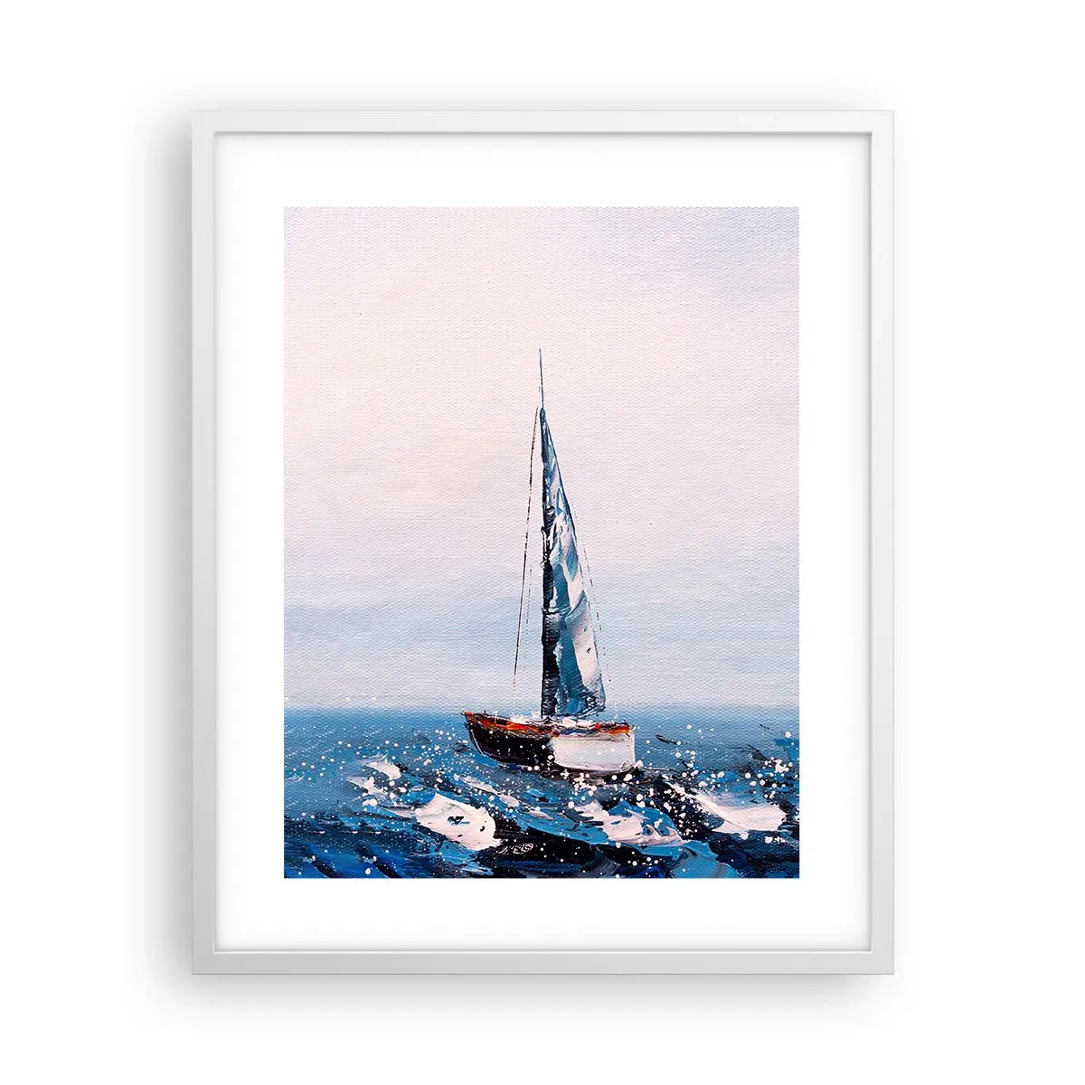 Poster în ramă albă - Frăția vântului - 40x50 cm