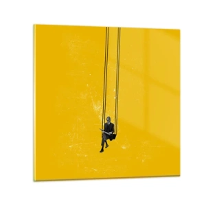 Tablou pe sticlă - O zi ca oricare alta - 30x30 cm