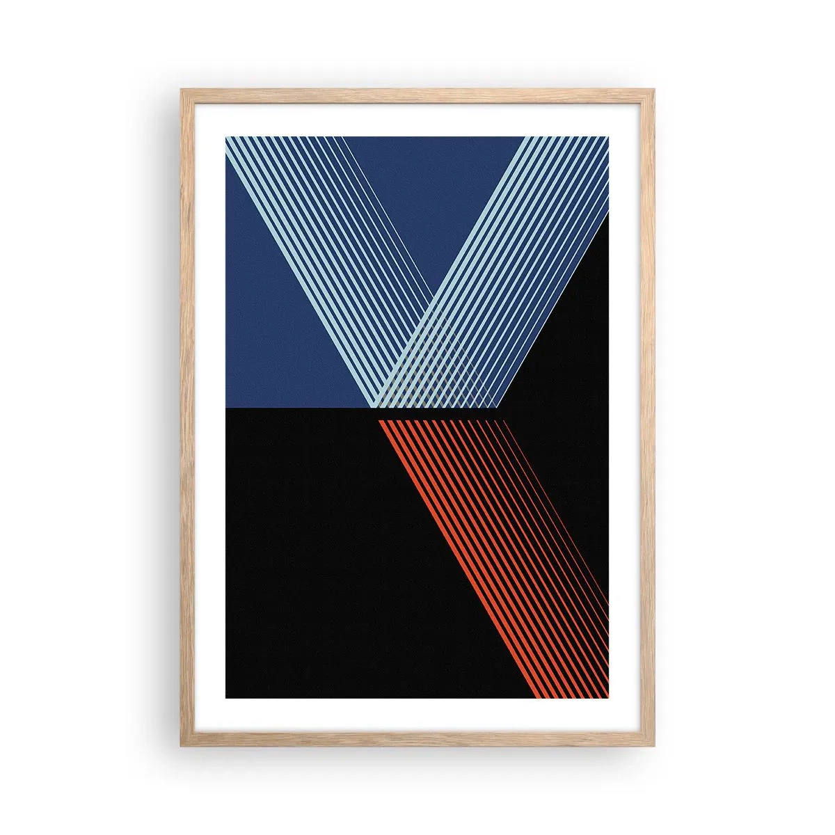 Poster în ramă de stejar deschis - O poveste simplă - 50x70 cm