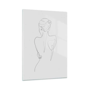 Tablou pe sticlă - Muzica corpului - 50x70 cm