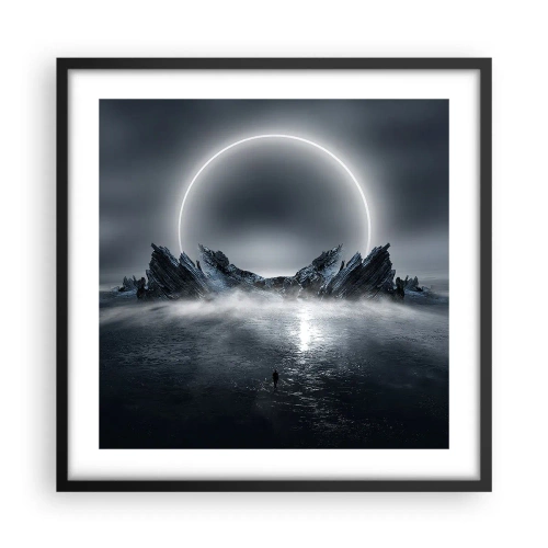 Poster în ramă neagră - Final de poveste - 50x50 cm