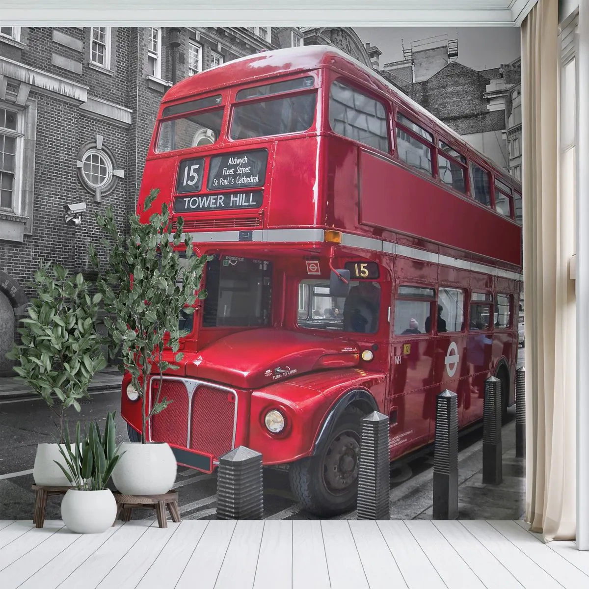 Tapet Premium Sand - Întotdeauna la fel - Oraș, Londra, Arhitectură - 400x280 cm