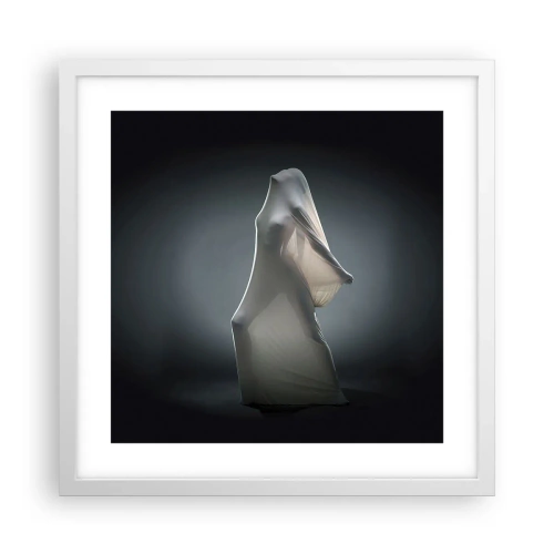 Poster în ramă albă - Dorințe ascunse - 40x40 cm