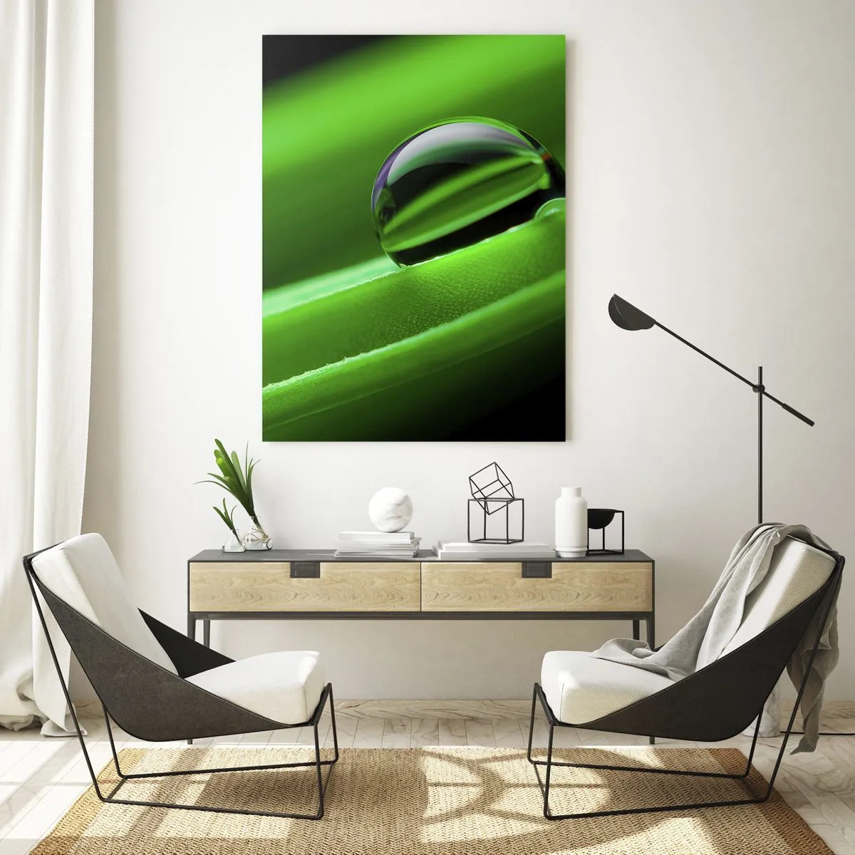 Tablou pe sticlă - Viața de aproape - 80x120 cm