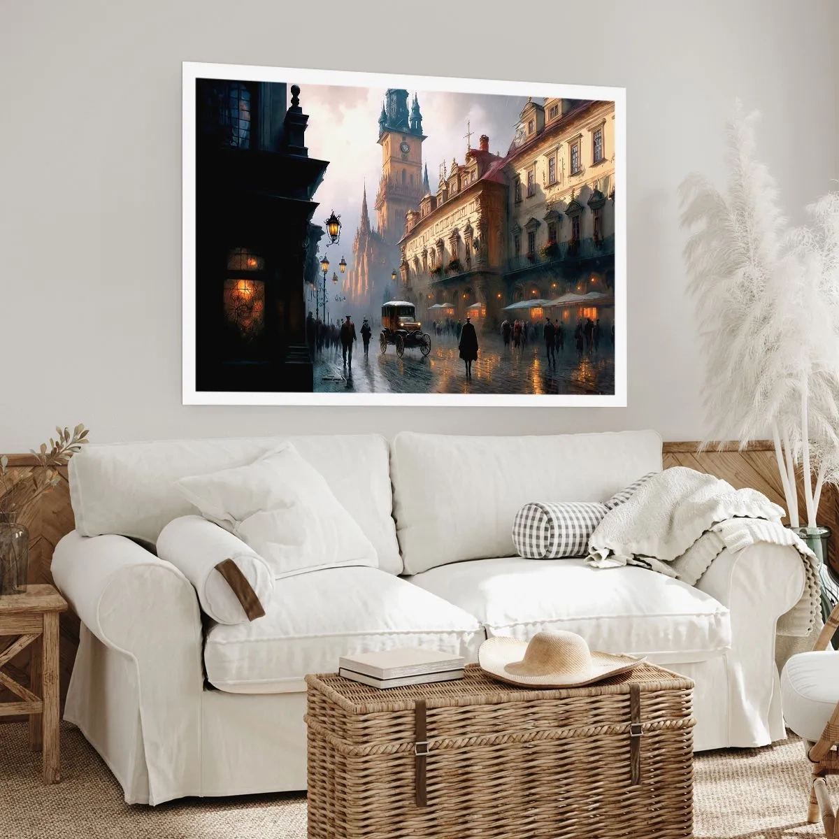 Poster - Magia unei seri la Praga - 100x70 cm