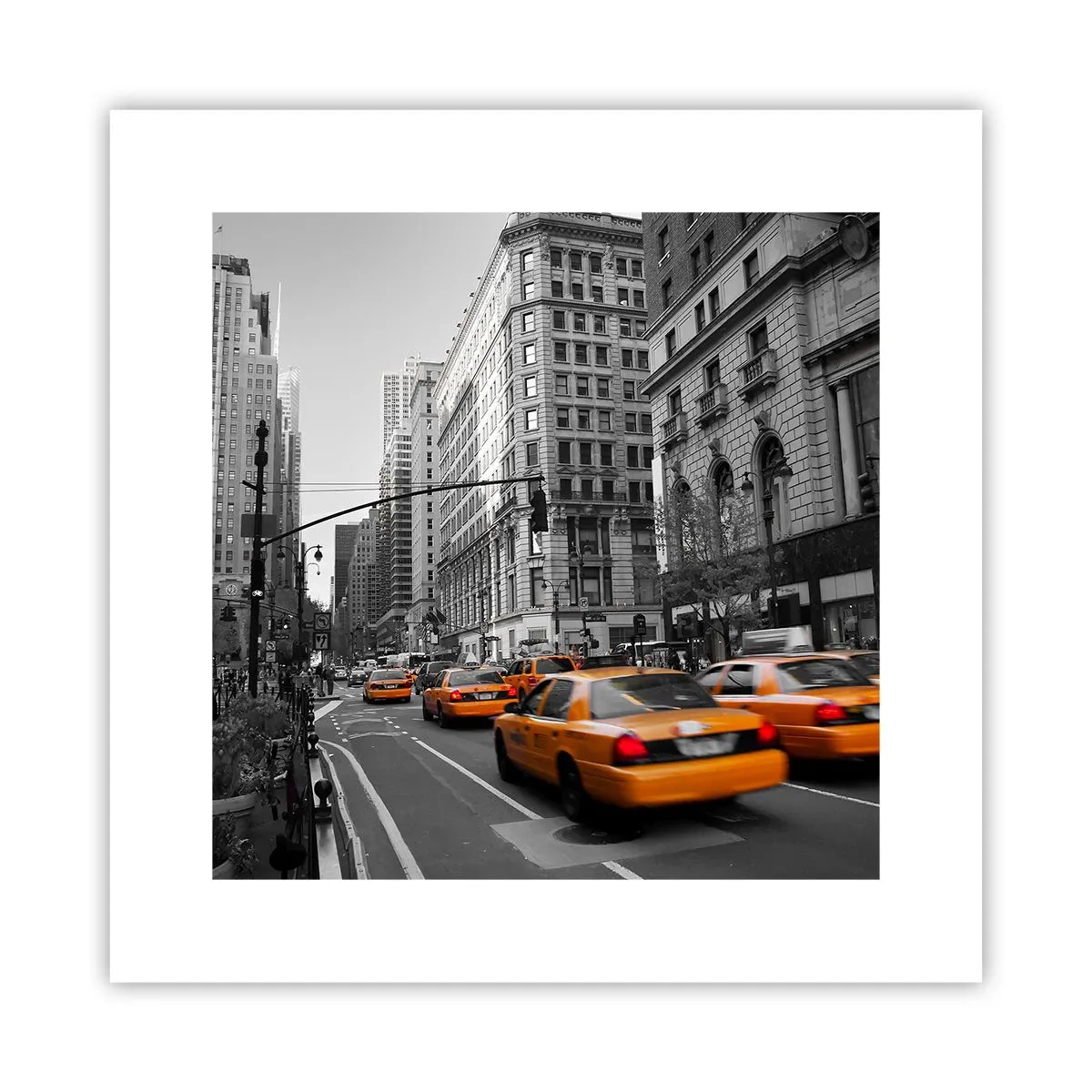 Poster - Soarele marelui oraș - 30x30 cm