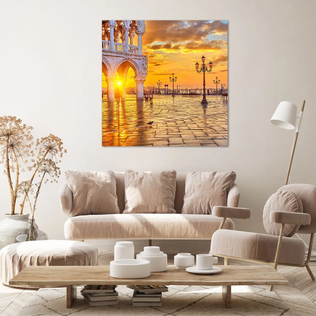 Tablou pe pânză - Unde este toată lumea? - 70x70 cm