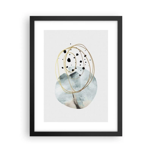 Poster în ramă neagră - În îmbrățișarea spațiului - 30x40 cm