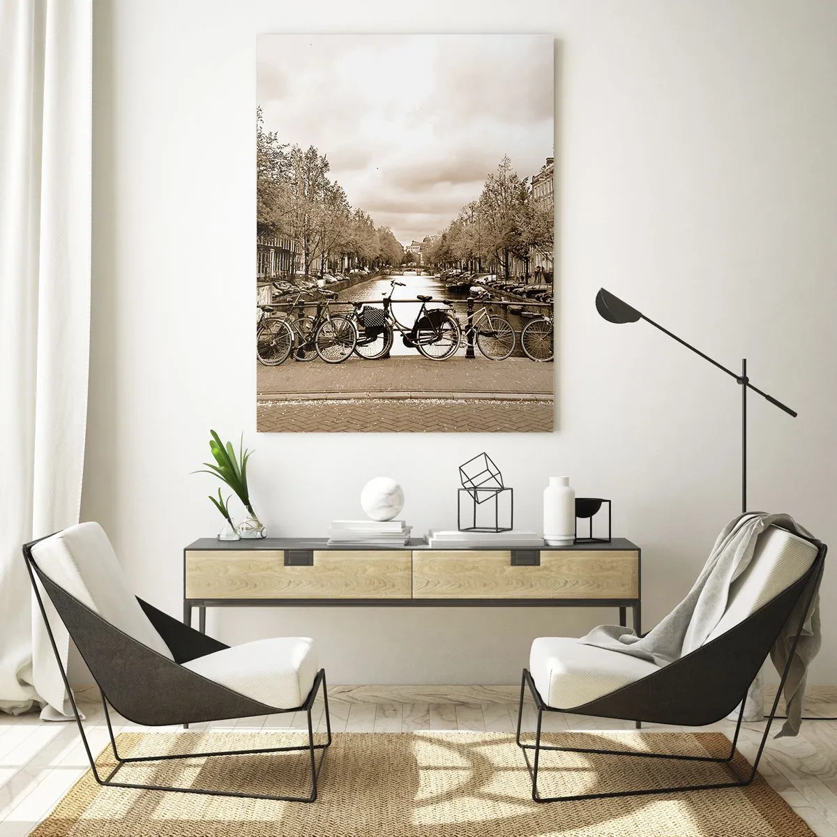 Tablou pe sticlă - Atmosfera olandeză - 50x70 cm