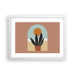 Poster în ramă albă - Bucurii mici - 40x30 cm