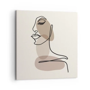 Tablou pe pânză - Ascultându-se pe sine - 60x60 cm
