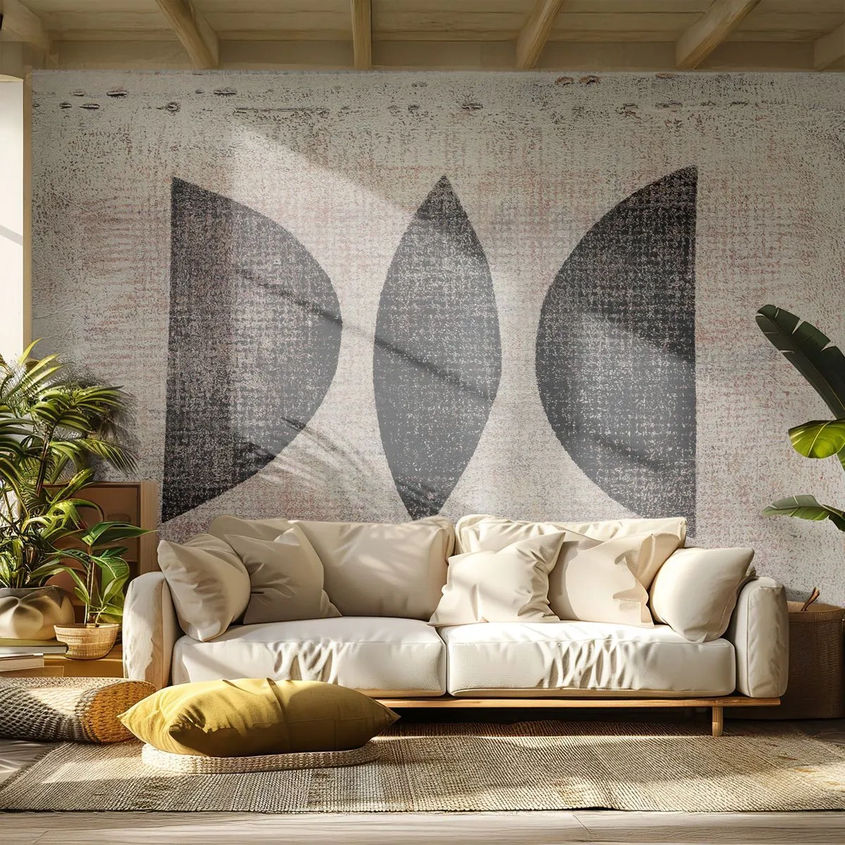 Tapet Premium Canvas - Abstracție etnică - Abstracția, Bucată, Artă Modernă - 100x70 cm