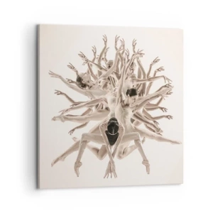 Tablou pe pânză - Înflorirea în dans - 60x60 cm