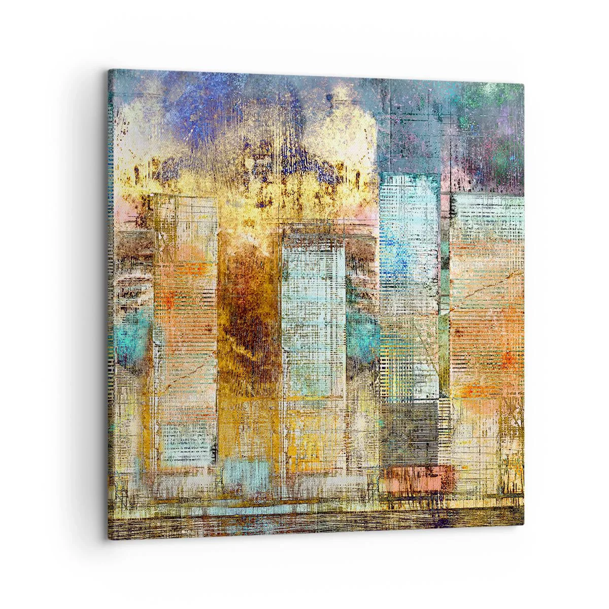 Tablou pe pânză - Metropola însorită - 60x60 cm