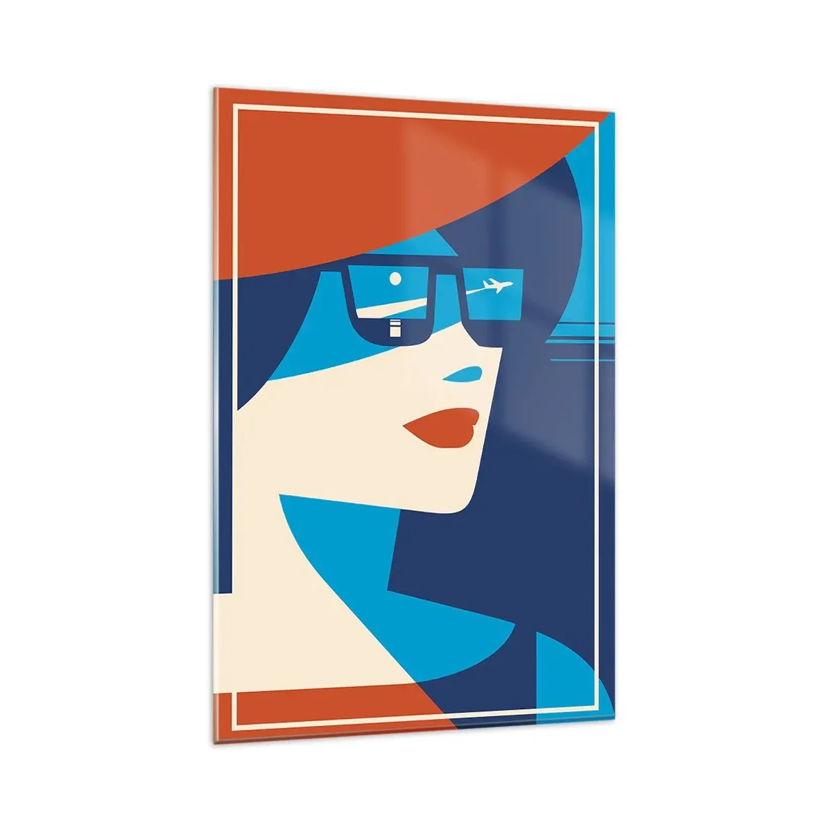 Tablou pe sticlă - Călătorie în vacanță - 80x120 cm