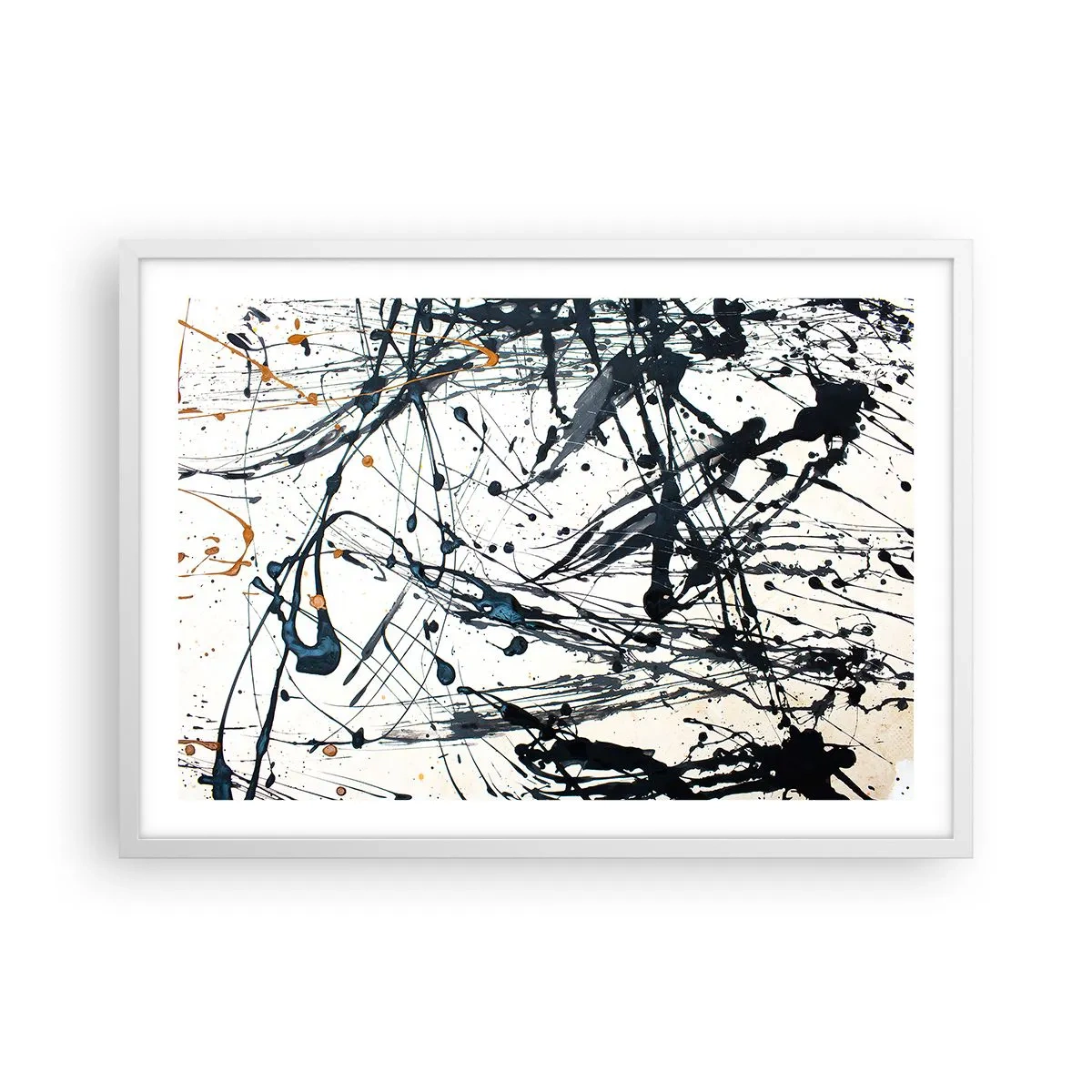 Poster în ramă albă - Cu sau fără sens? - 70x50 cm