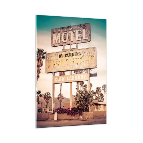 Tablou pe sticlă - Timpul s-a oprit aici - 50x70 cm