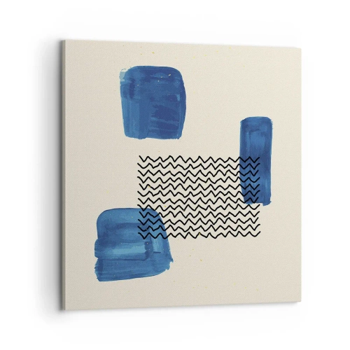 Tablou pe pânză - Cvartet abstract - 60x60 cm