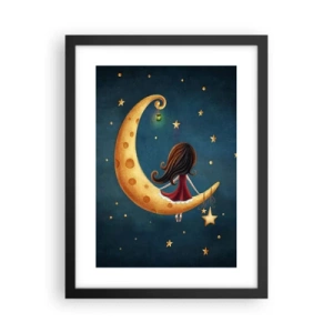 Poster în ramă neagră - A fost odată ca niciodată... - 30x40 cm
