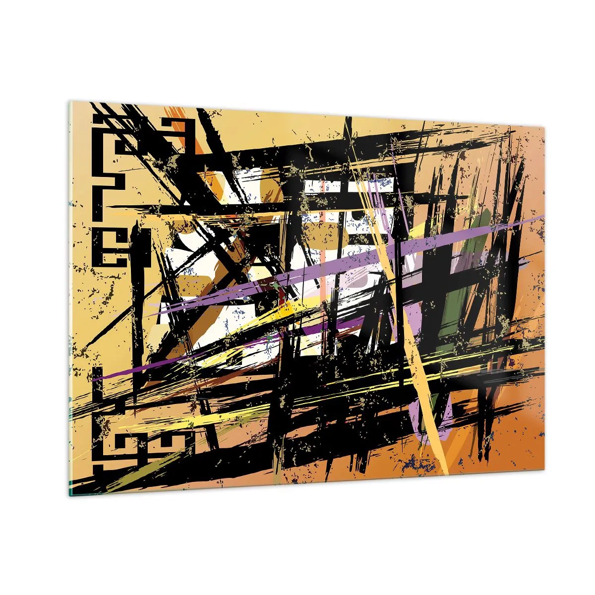 Tablou pe sticlă - Tăietură ascuțită - 100x70 cm