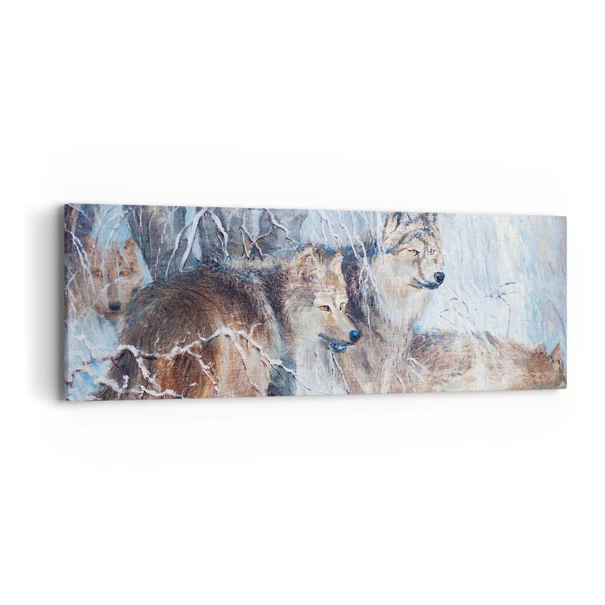 Tablou pe pânză - Atenție! Vine... - 90x30 cm